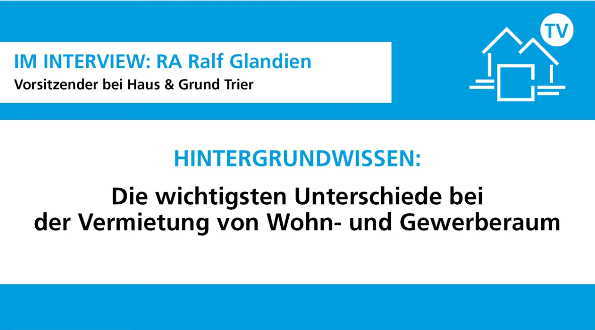video Besonderheiten für Vermieter bei der Gewerberaum-Vermietung